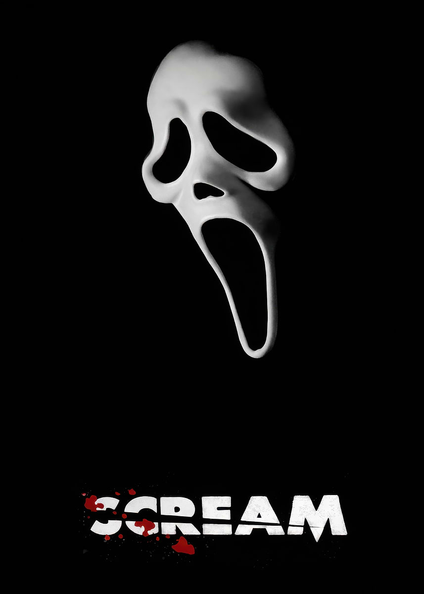 Scream Movie ' Poster, picture, metal print, paint by ElYUU | Displate