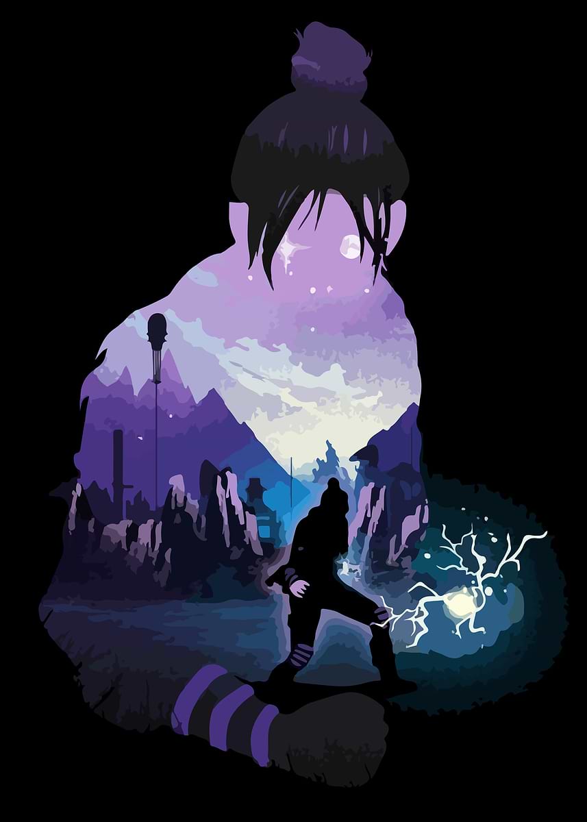'Wraith Apex Legends Silhouette' Poster, picture, metal print, paint by ...