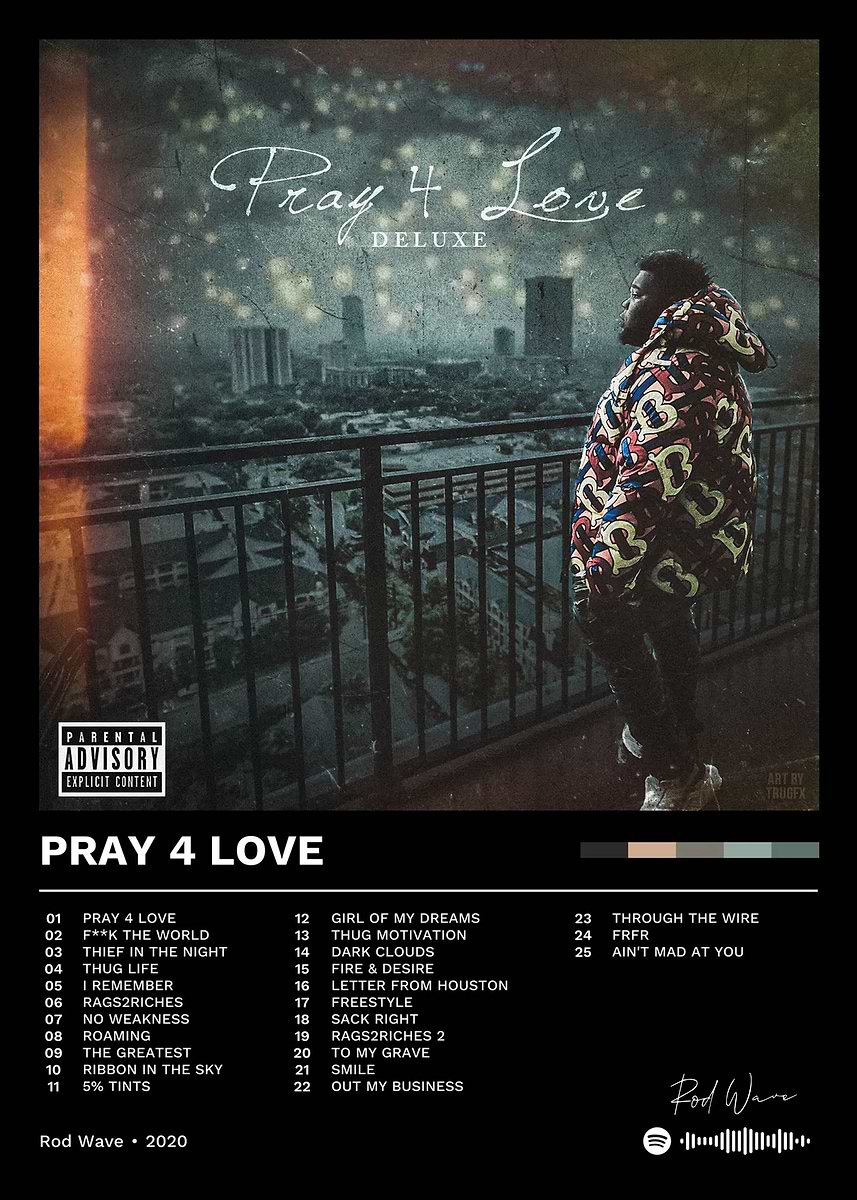 rod-wave-pray-4-love-album-cover-poster-picture-metal-print