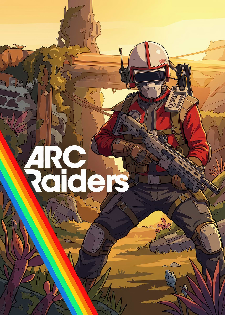 'Arc Raiders Game Character Illustration' Poster, picture, metal print ...