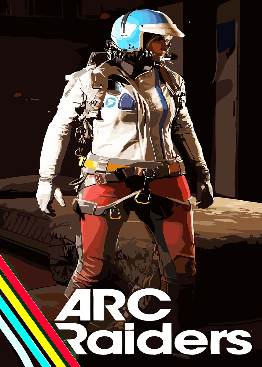 'ARC Raiders Game Character Illustration' Poster, picture, metal print ...