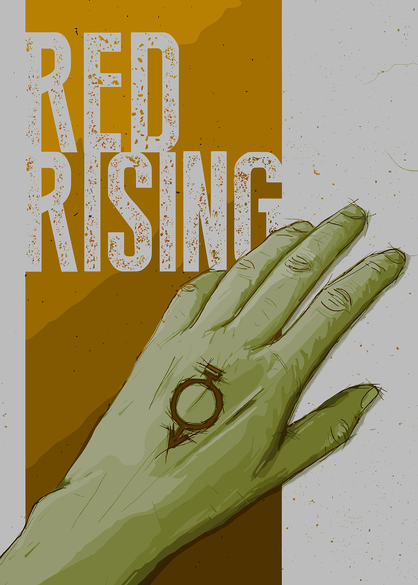 Red Rising Book Graphics 'Red Rising book cover art' Poster, picture, metal print, paint by Sic ...