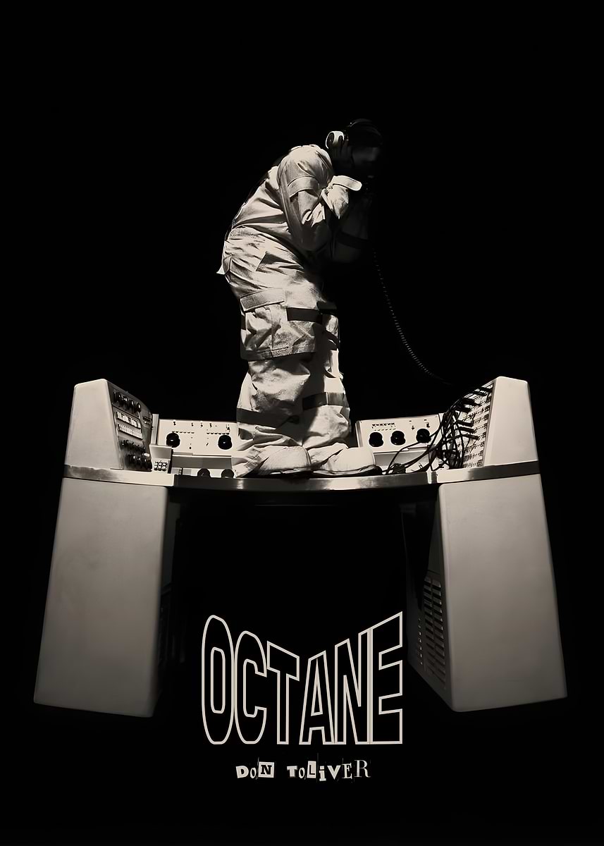 Octane Poster 'Octane Don Toliver Album Cover' Poster, picture, metal print, paint by ...