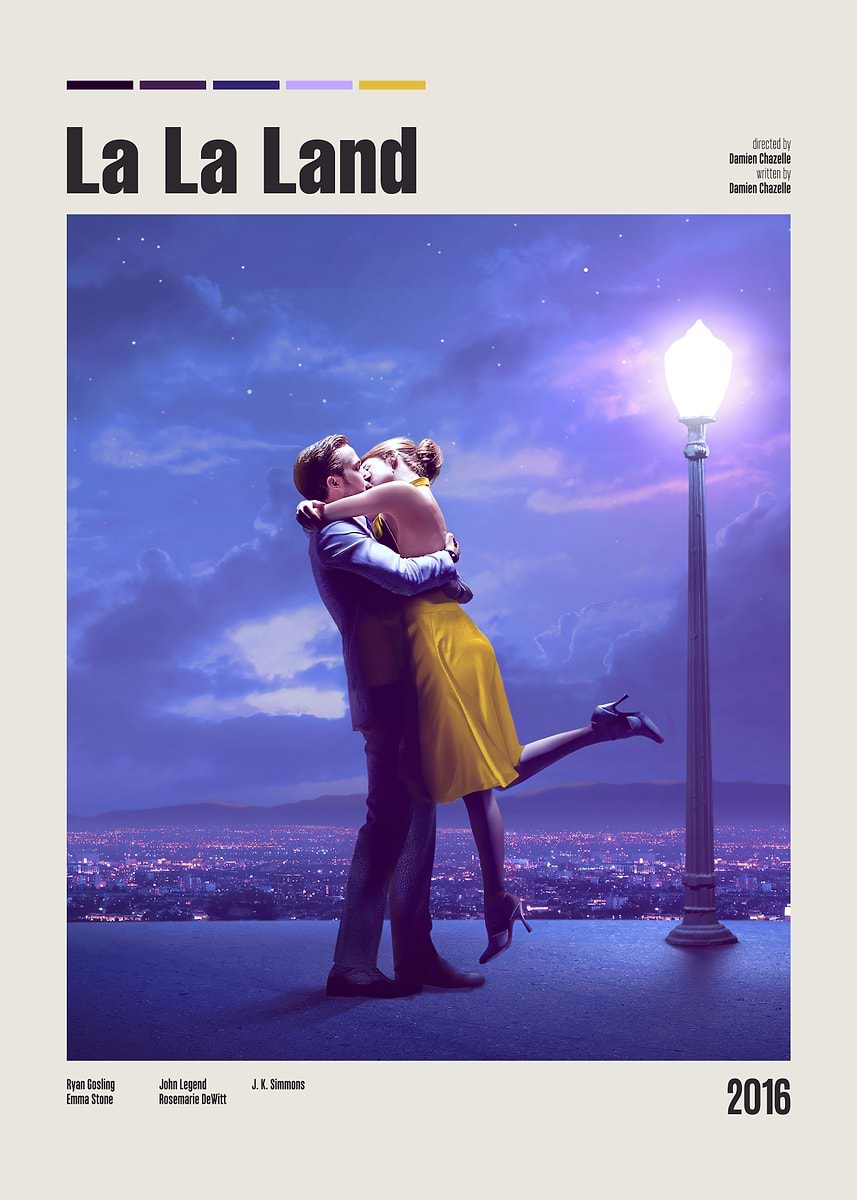 La La Land Movie Poster Poster, Picture & Metal Print – Movies