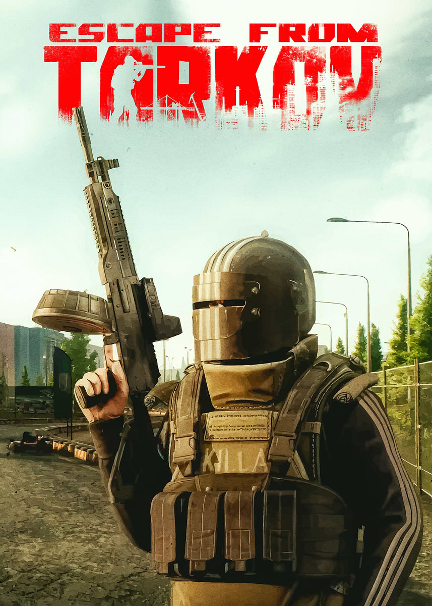 Escape From Tarkov Game Poster' Poster, picture, metal print