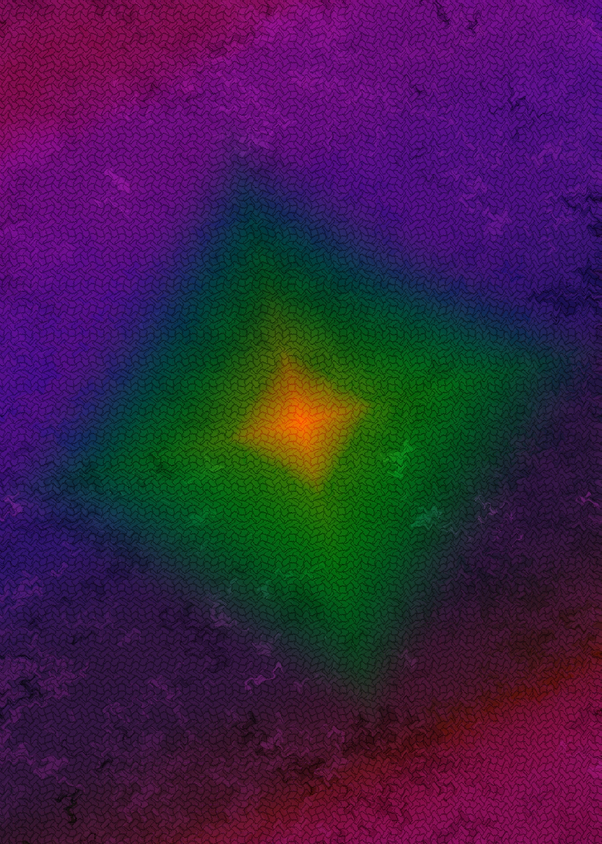 'Abstract Diamond Gradient 1BSA' Poster, picture, metal print, paint by ...