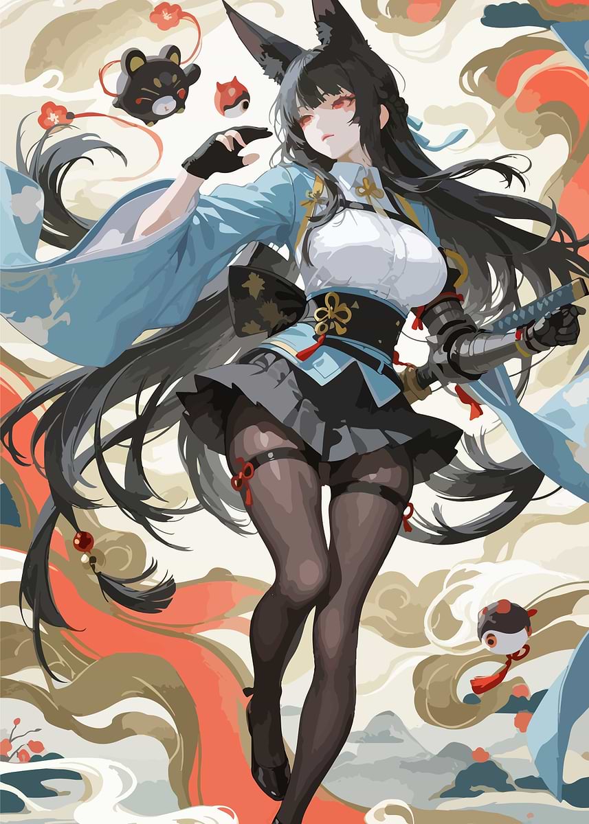 Zenless Zone Zero Miyabi' Poster, picture, metal print, paint by