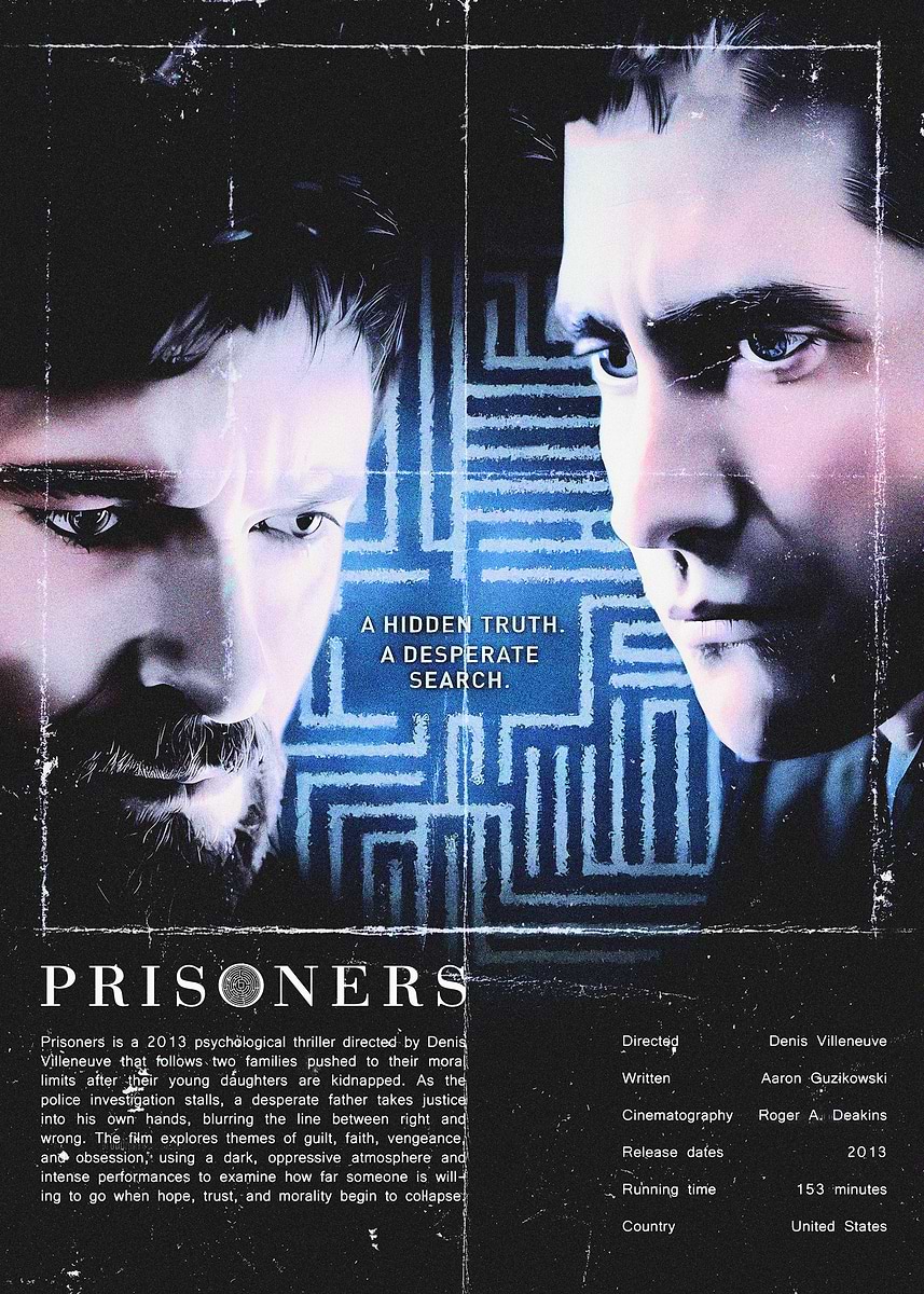 Prisoners Movie Poster Poster Picture Metal Print Paint By Prisoners Movie Poster Poster Picture Metal Print Paint By