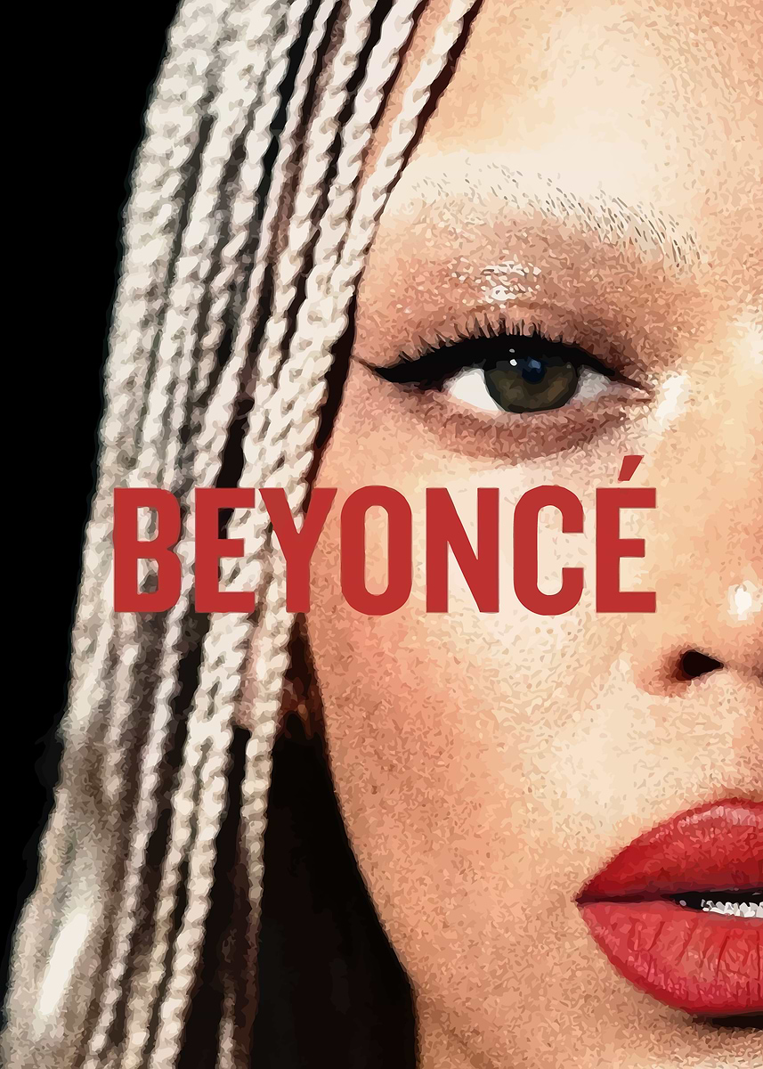 'Beyoncé Close-Up Portrait' Poster, picture, metal print, paint by Toko ...