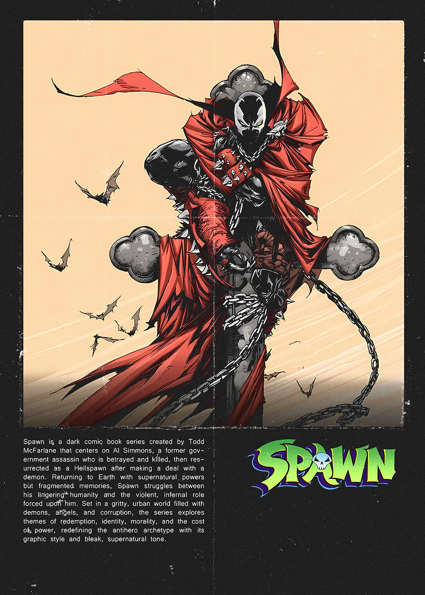 'Spawn Comic Book Art' Poster, picture, metal print, paint by adzinaz ...