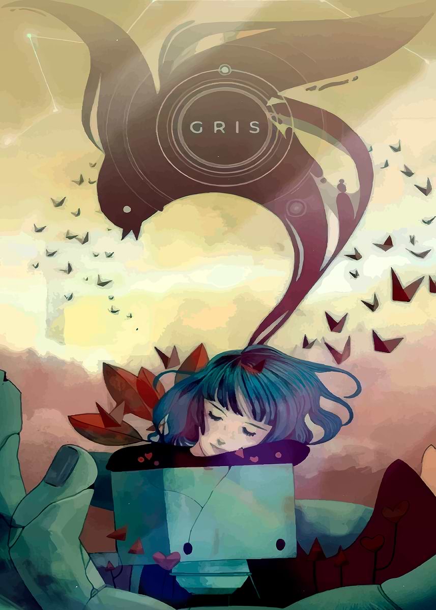 'Gris Game Art' Poster, picture, metal print, paint by Baby Celine ...