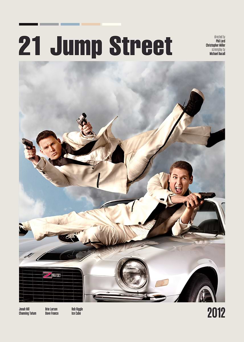 21 Jump Street Movie Poster' Poster, picture, metal print, paint