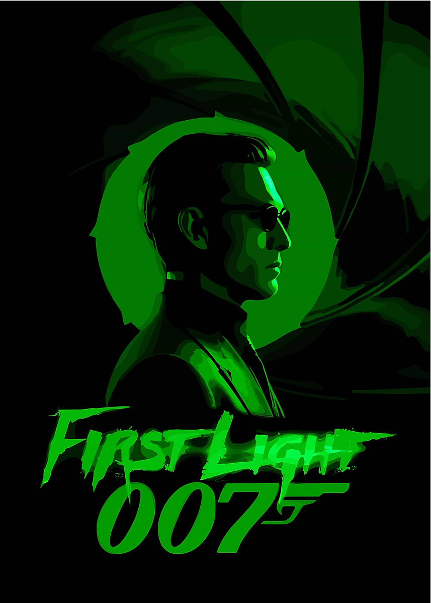 Metal 007 'First Light 007 James Bond' Poster, picture, metal print, paint by ...
