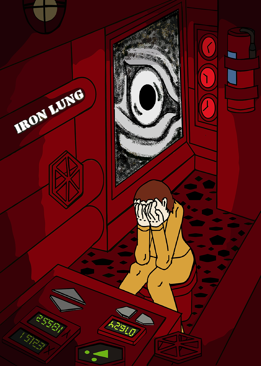 Iron Lung Game Poster' Poster, picture, metal print, paint by