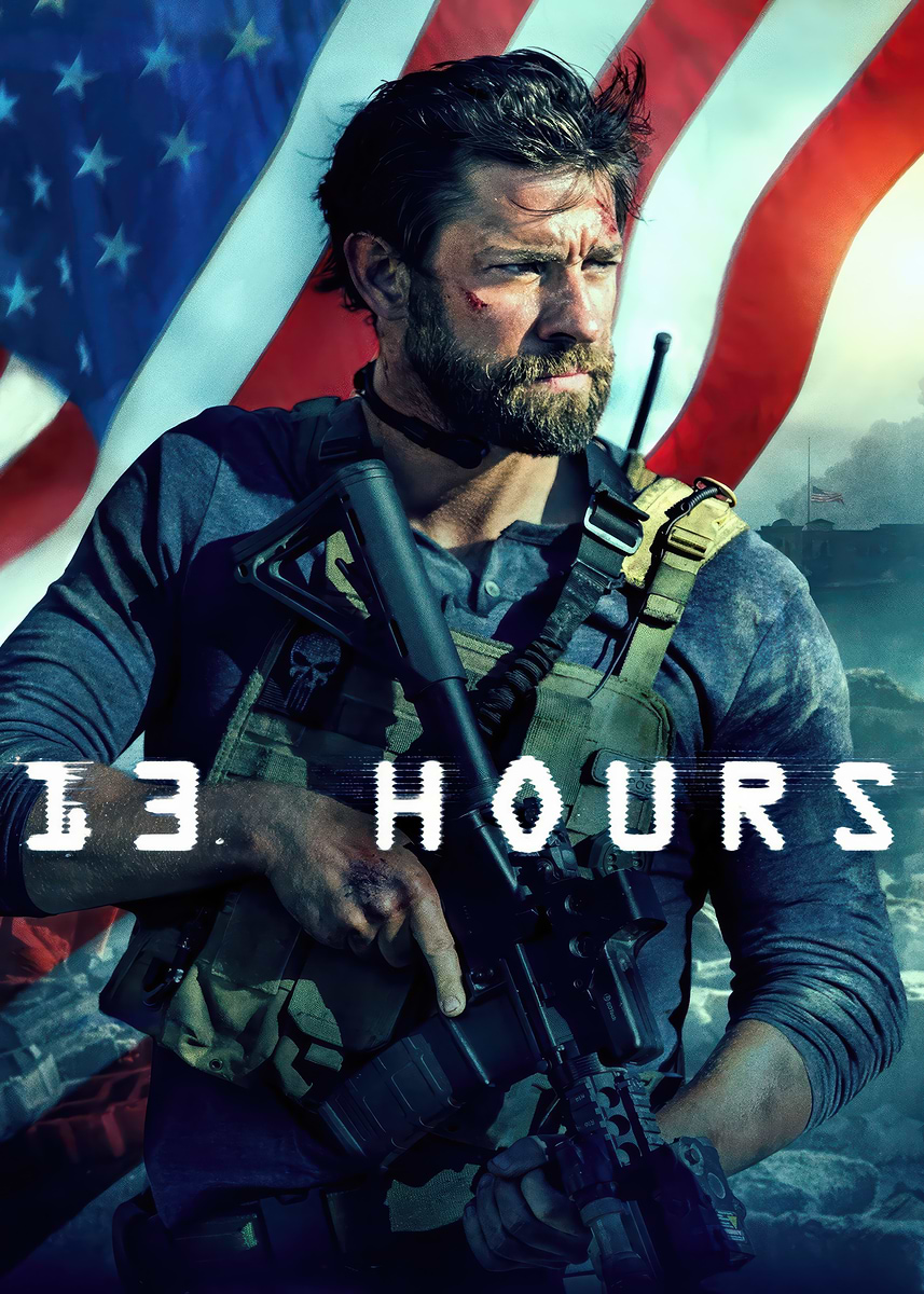 '13 Hours Movie Poster' Poster, picture, metal print, paint by ...