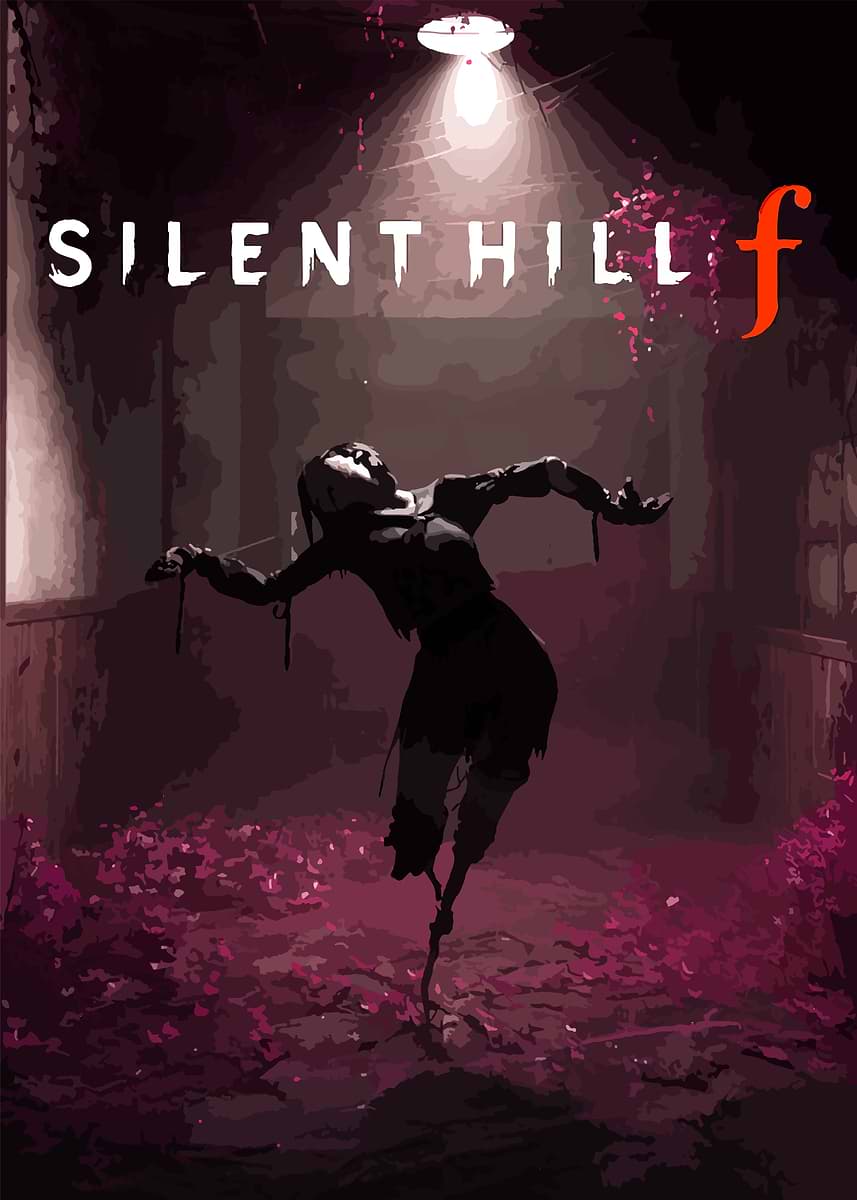 Silent Hill f Video Game Poster' Poster, picture, metal print