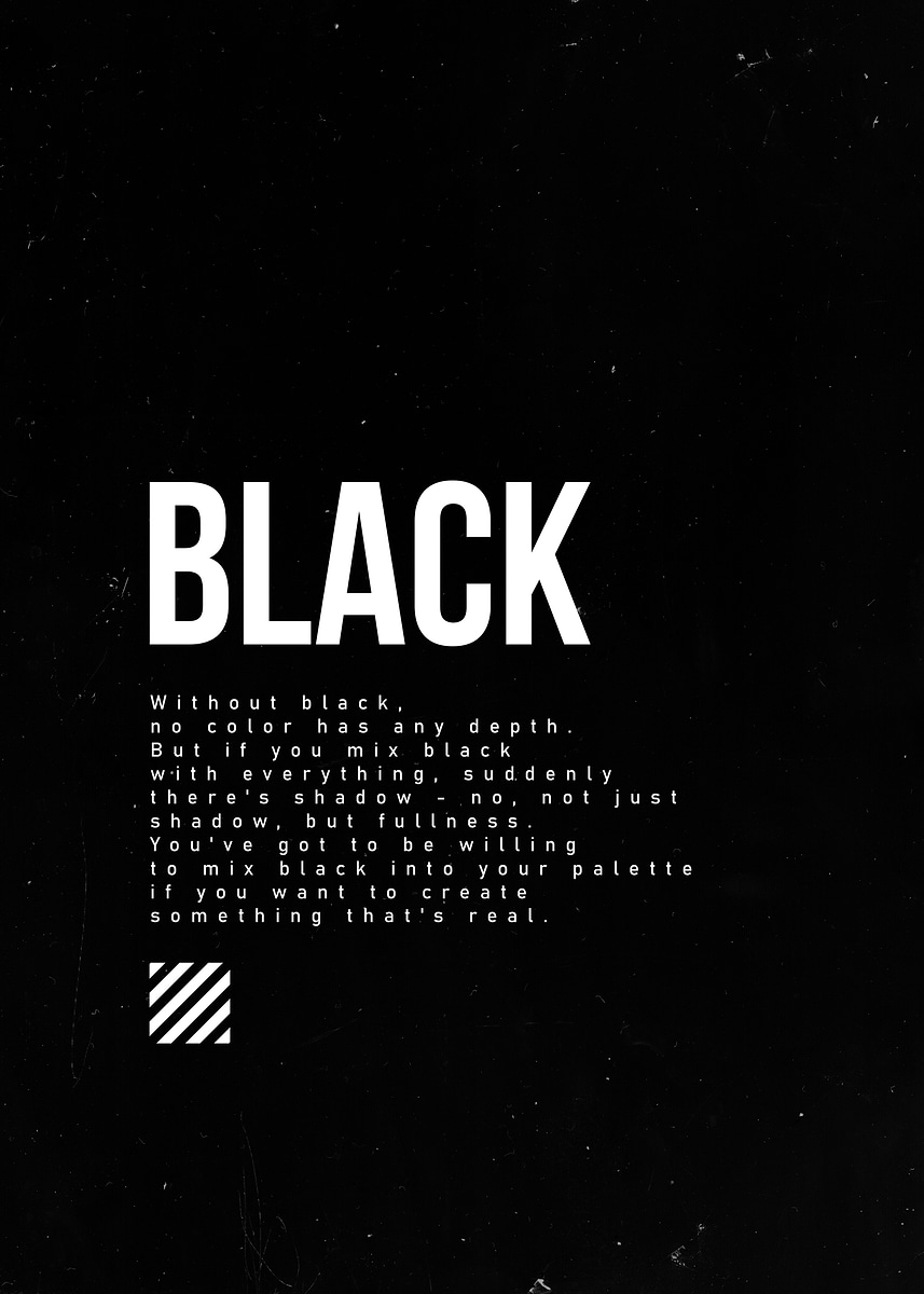 'Black Text Art' Poster, picture, metal print, paint by Ericc Yummy ...