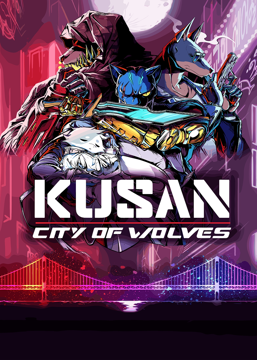 Kusan Script 'Kusan City of Wolves Poster' Poster, picture, metal print, paint by ...