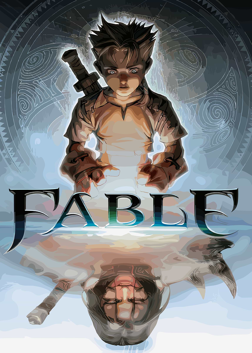 'Fable Video Game Cover Art' Poster, picture, metal print, paint by ...