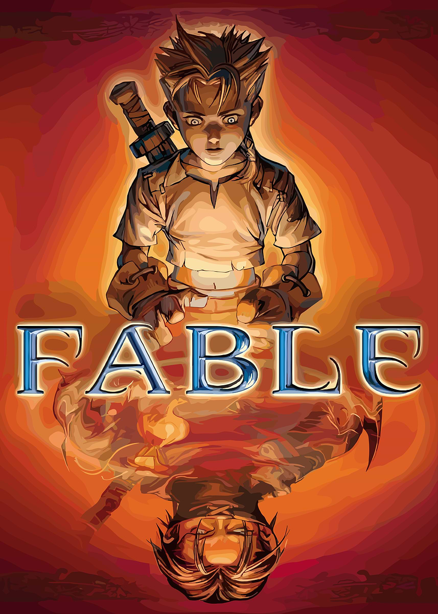 'Fable Video Game Cover Art' Poster, picture, metal print, paint by ...