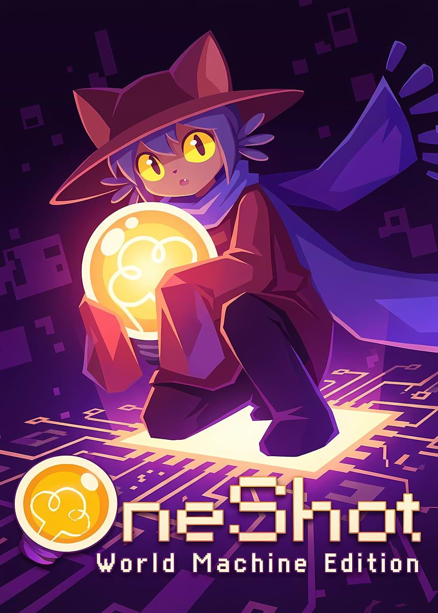 OneShot World Machine Edition Game Cover' Poster, picture, metal