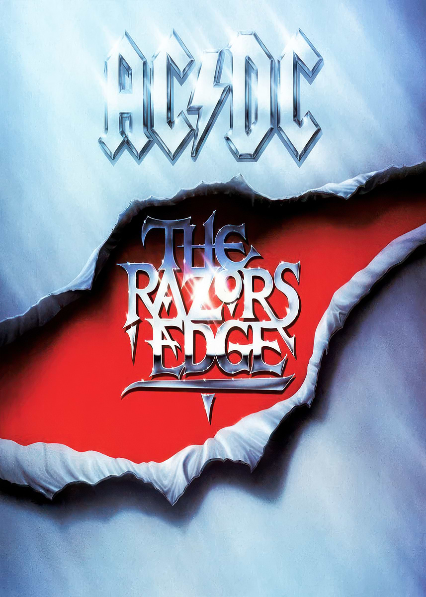 'AC/DC The Razors Edge Album Cover' Poster, picture, metal print, paint ...