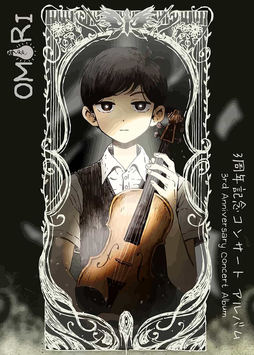 Anniversary Concert Album Omori Art' Poster, picture, metal print