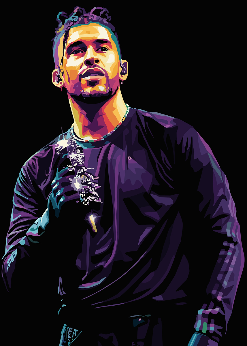 'Bad Bunny Pop Art Portrait' Poster, picture, metal print, paint by ...