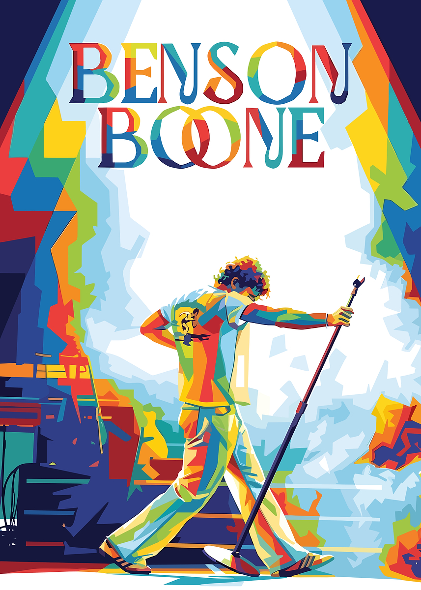 'Benson Boone Wpap art' Poster, picture, metal print, paint by — free download