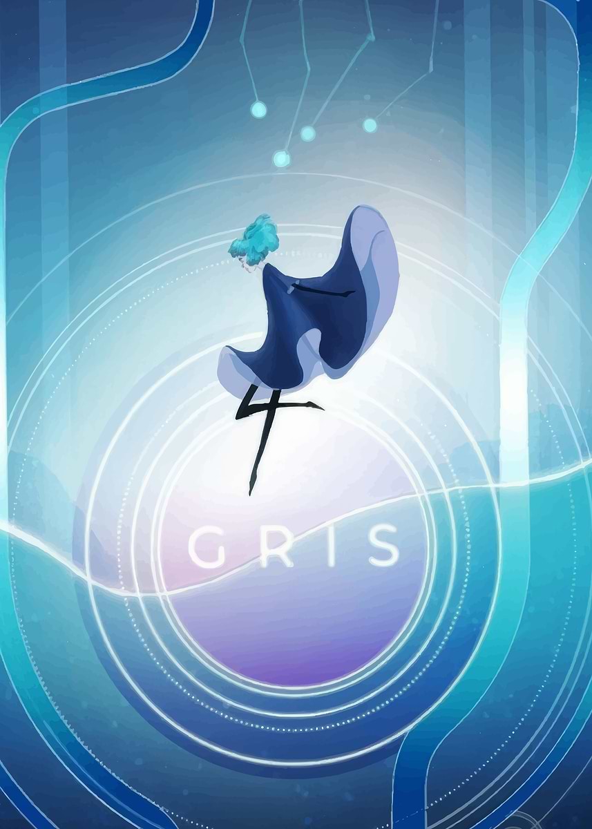 'Gris Game Art' Poster, picture, metal print, paint by shaka | Displate