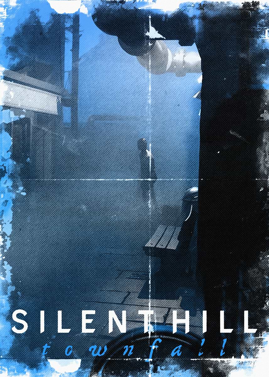 Silent Hill Townfall Poster' Poster, picture, metal print, paint