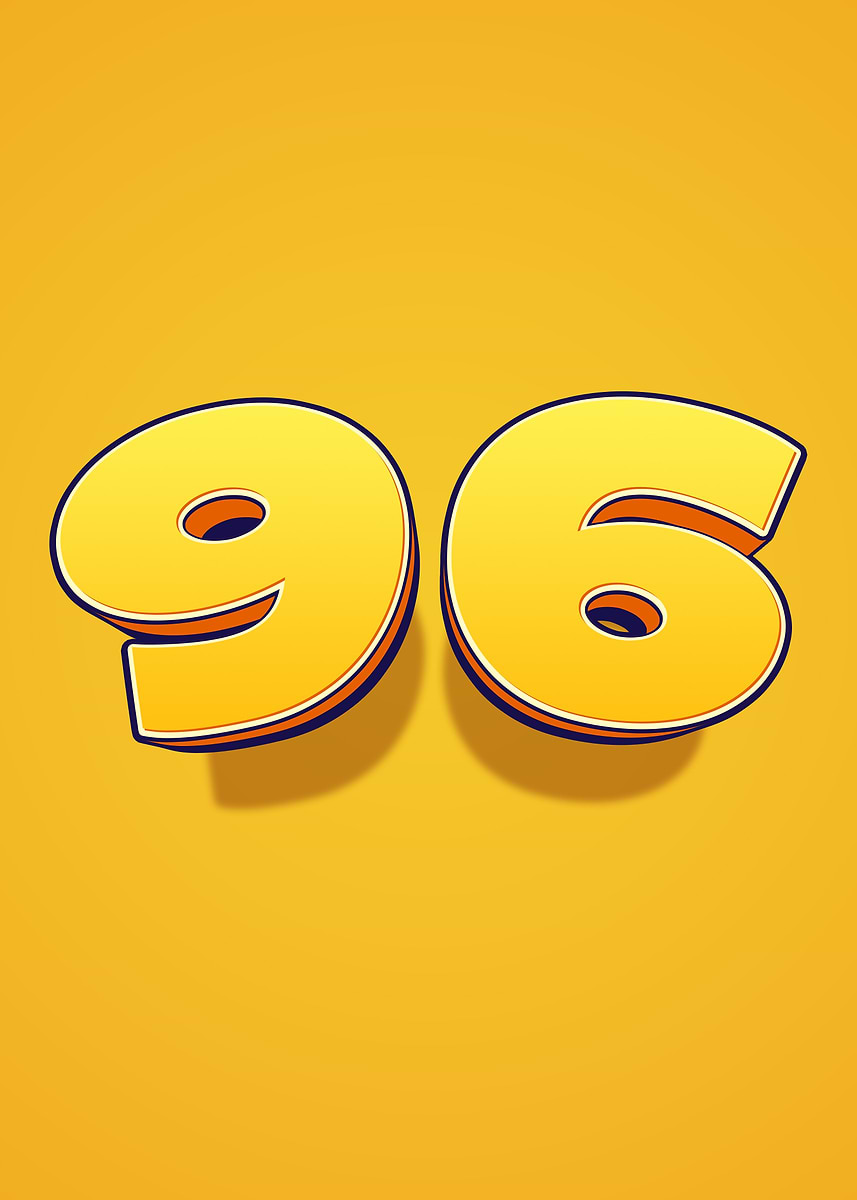 'Number 96' Poster, picture, metal print, paint by Ran Zty | Displate