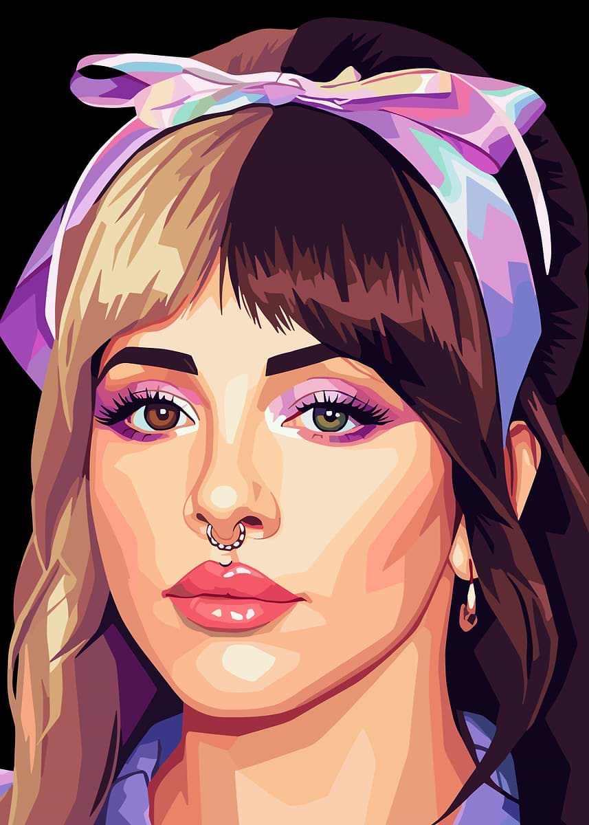 Melanie Martinez Pop Art Portrait ' Poster, picture, metal print