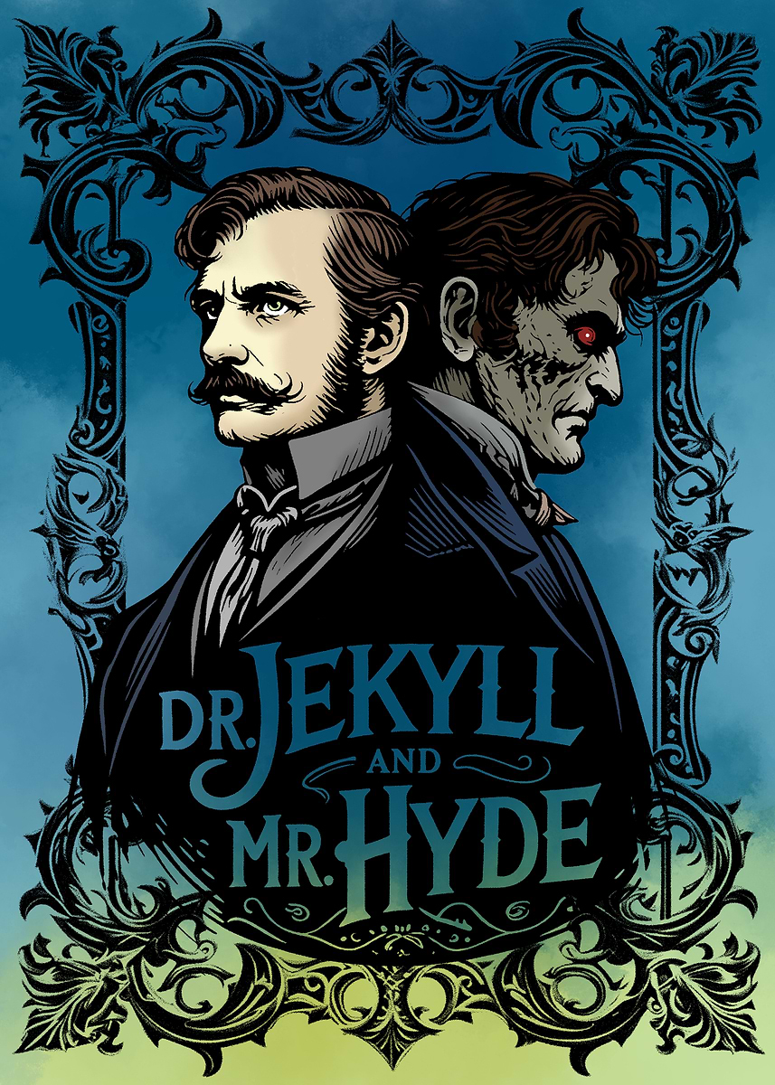 Dr. Jekyll and Mr. Hyde Portrait' Poster, picture, metal print