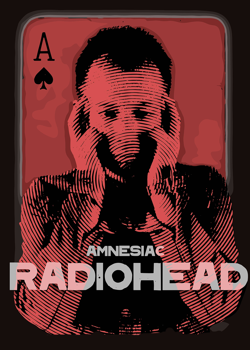 Radiohead Amnesiac Album Art' Poster, picture, metal print, paint