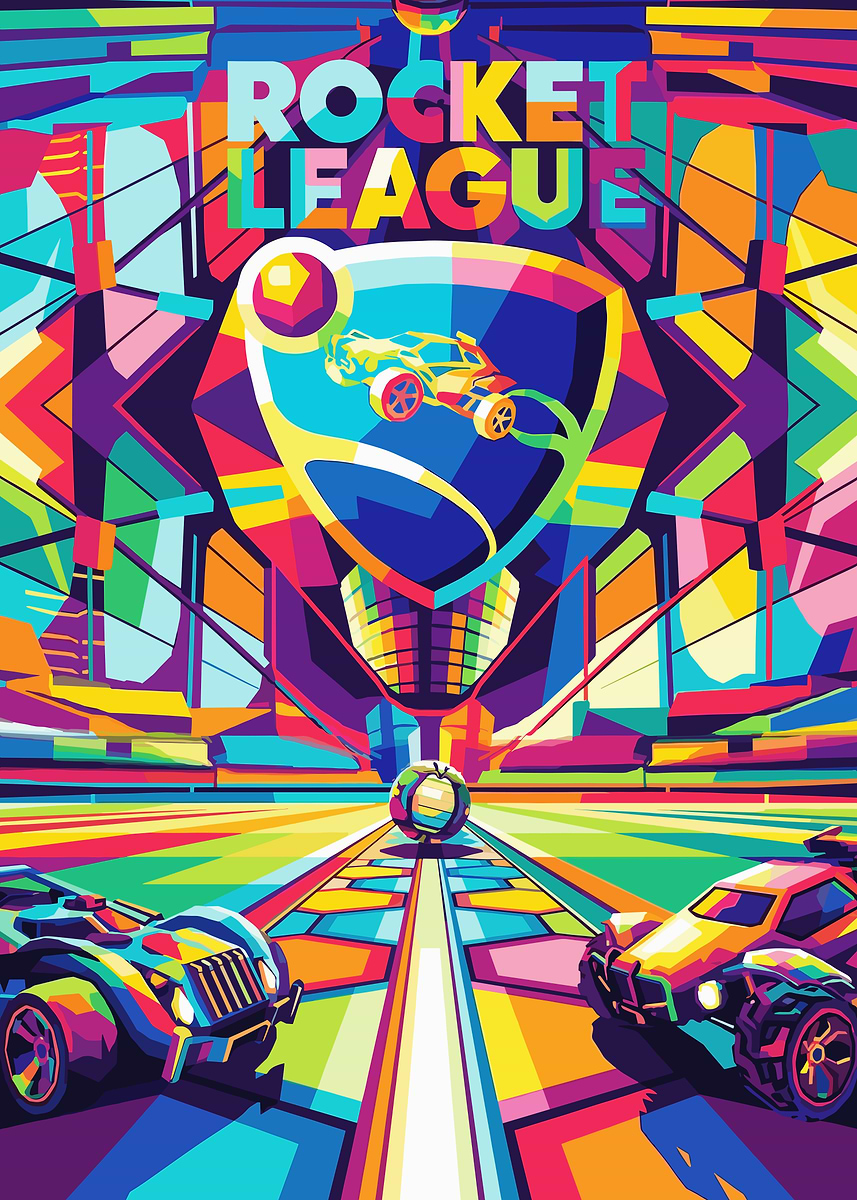 ZJJJK Rocket League Game 7 Poster décoratif sur toile pour salon, chambre à coucher 40 x 60 cm ZJJJK Rocket League Game 7 Poster décoratif sur toile pour salon, chambre à coucher 40 x 60 cm