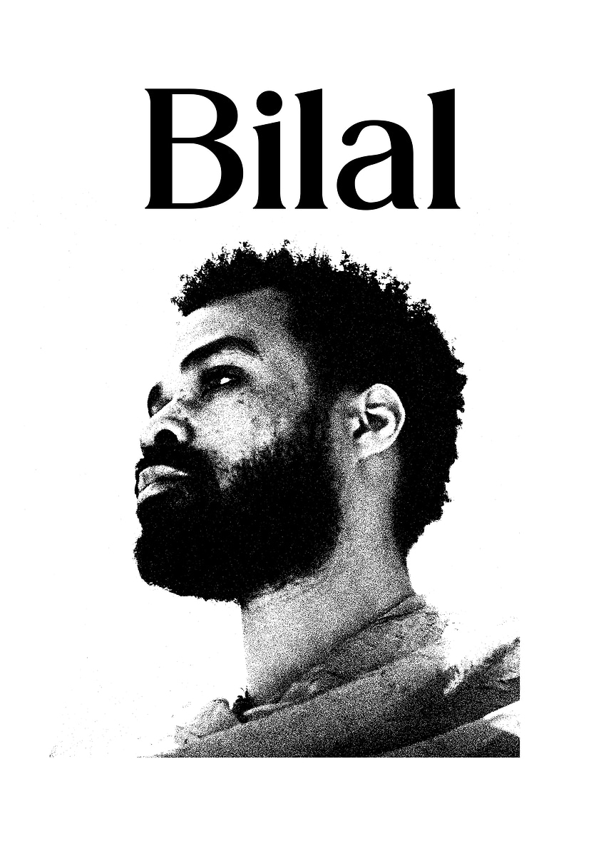 Bilal Rto 'Bilal Portrait' Poster, picture, metal print, paint by waryanto ...