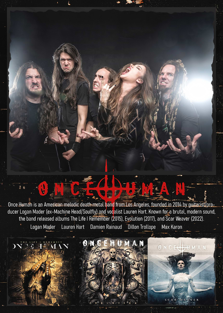 Once Human Band Photo And Album Covers Poster Picture Metal Print once-human-band-photo-and-album-covers-poster-picture-metal-print