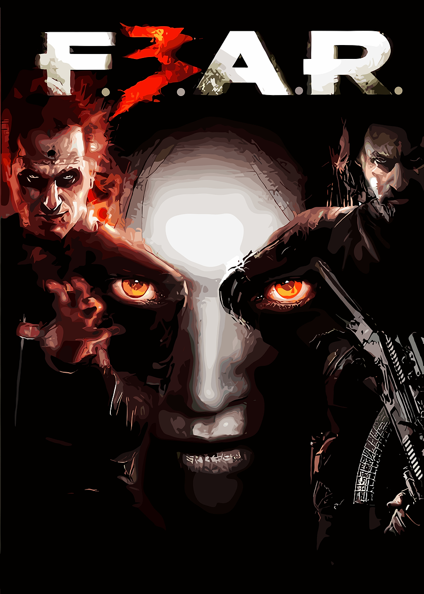 F Rer 'F.E.A.R' Poster, picture, metal print, paint by zakuro | Displate