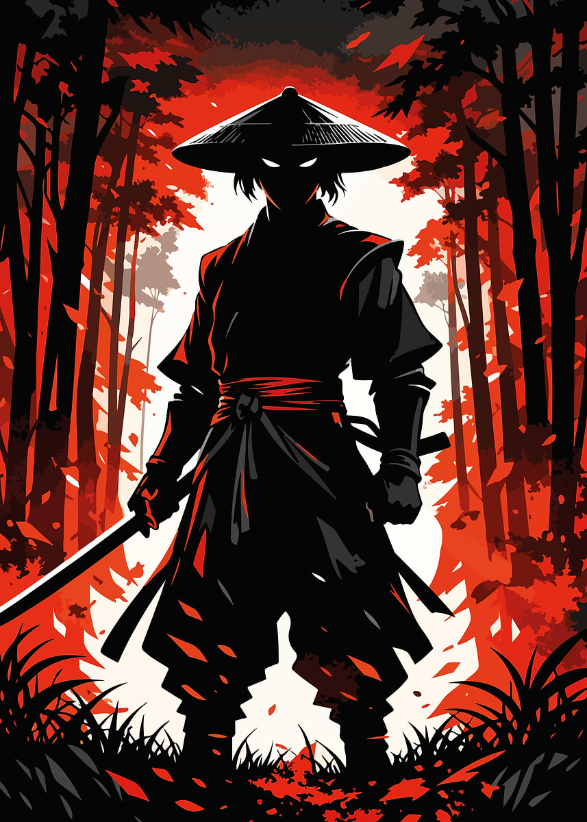 Samurai Killer' Poster, picture, metal print, paint by Uci Studio