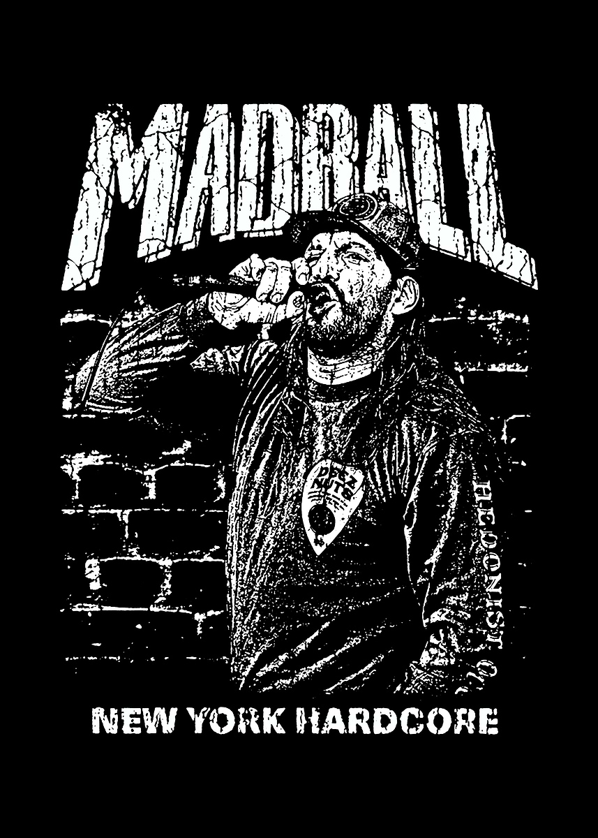 Madball New York Hardcore Band Graphic' Poster, picture, metal