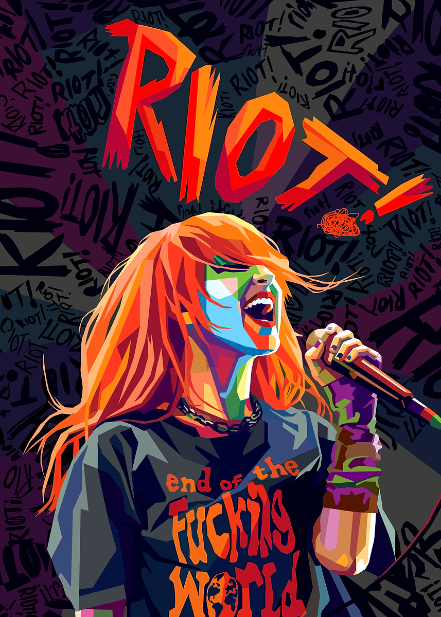 'Punk Singer 'Riot!'' Poster, picture, metal print, paint by Kamilamila ...