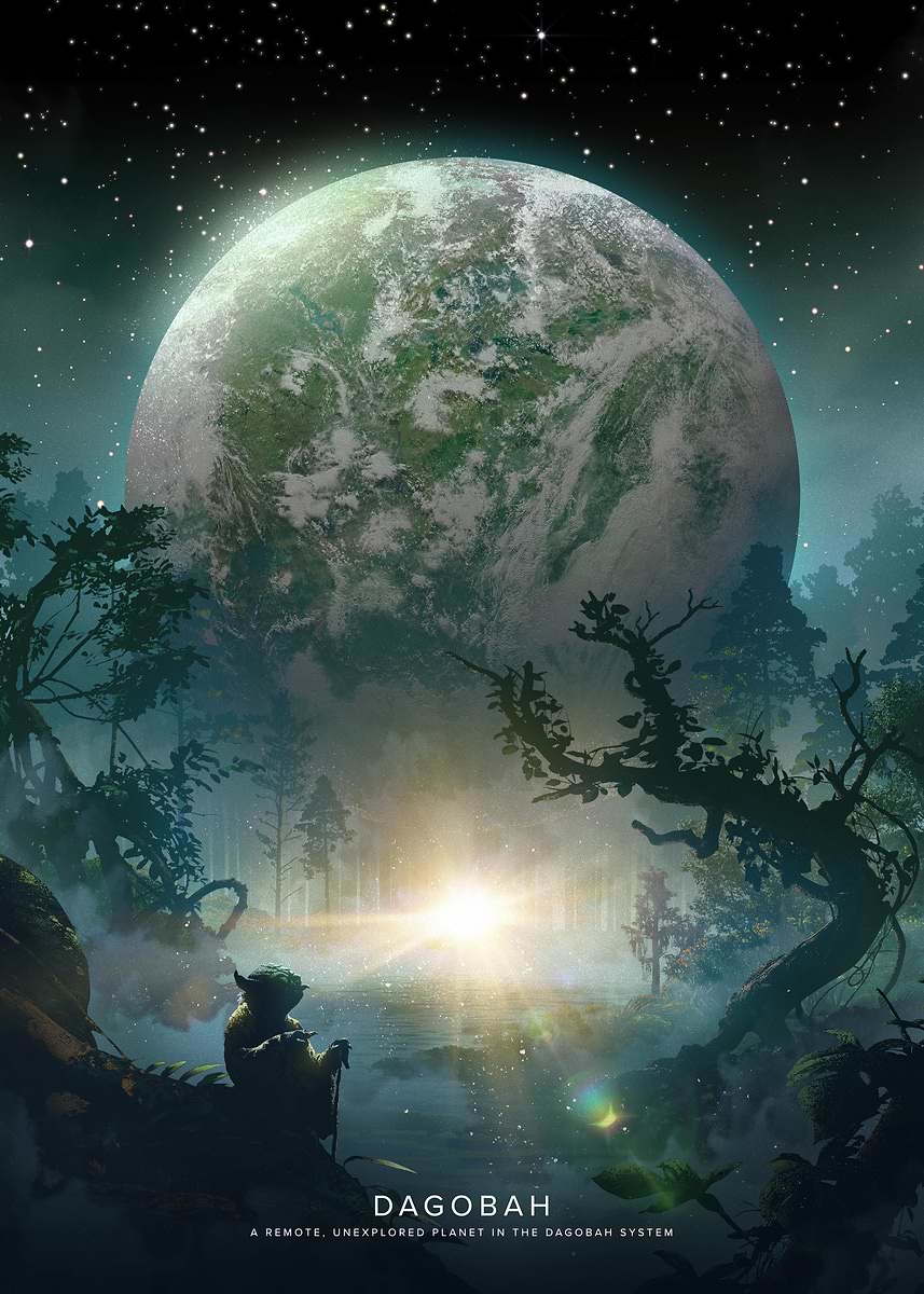 Metal poster featuring officially licensed Star Wars art.