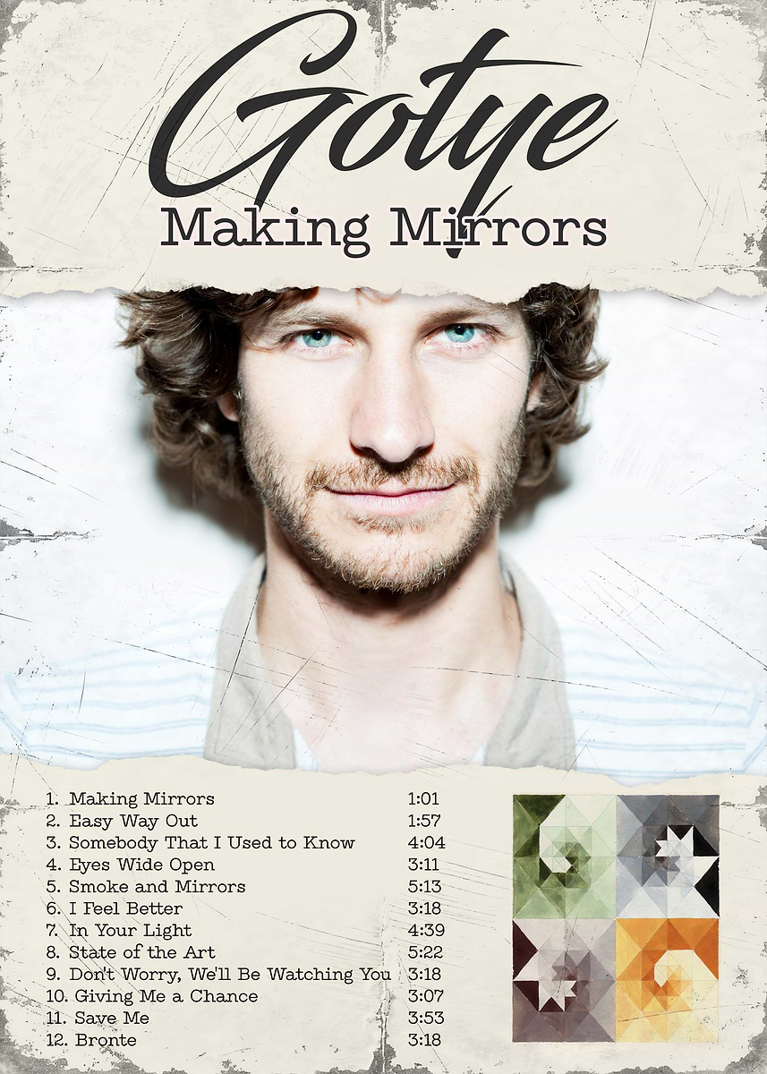 Gotye Making Mirrors Album Cover Poster Picture Metal Print Paint gotye-making-mirrors-album-cover-poster-picture-metal-print-paint