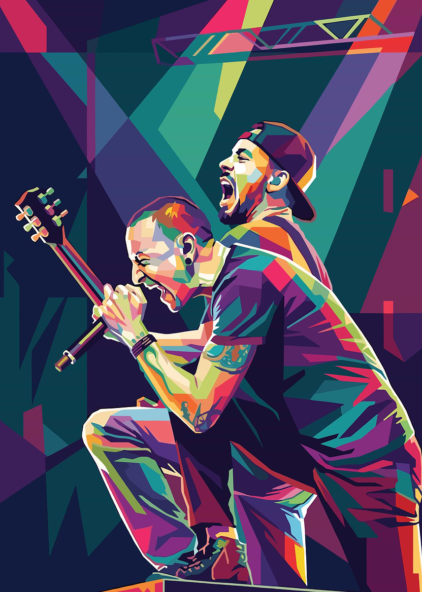 'Rock Band Performance' Poster, picture, metal print, paint by Leo ...
