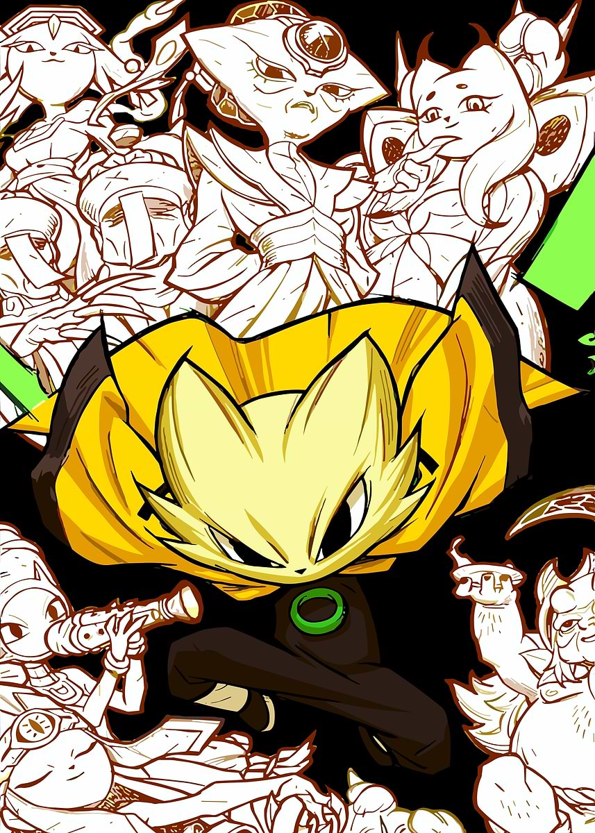 Nine Sols Game Art Poster – Yi the Taoist Cyber Warrior' Poster