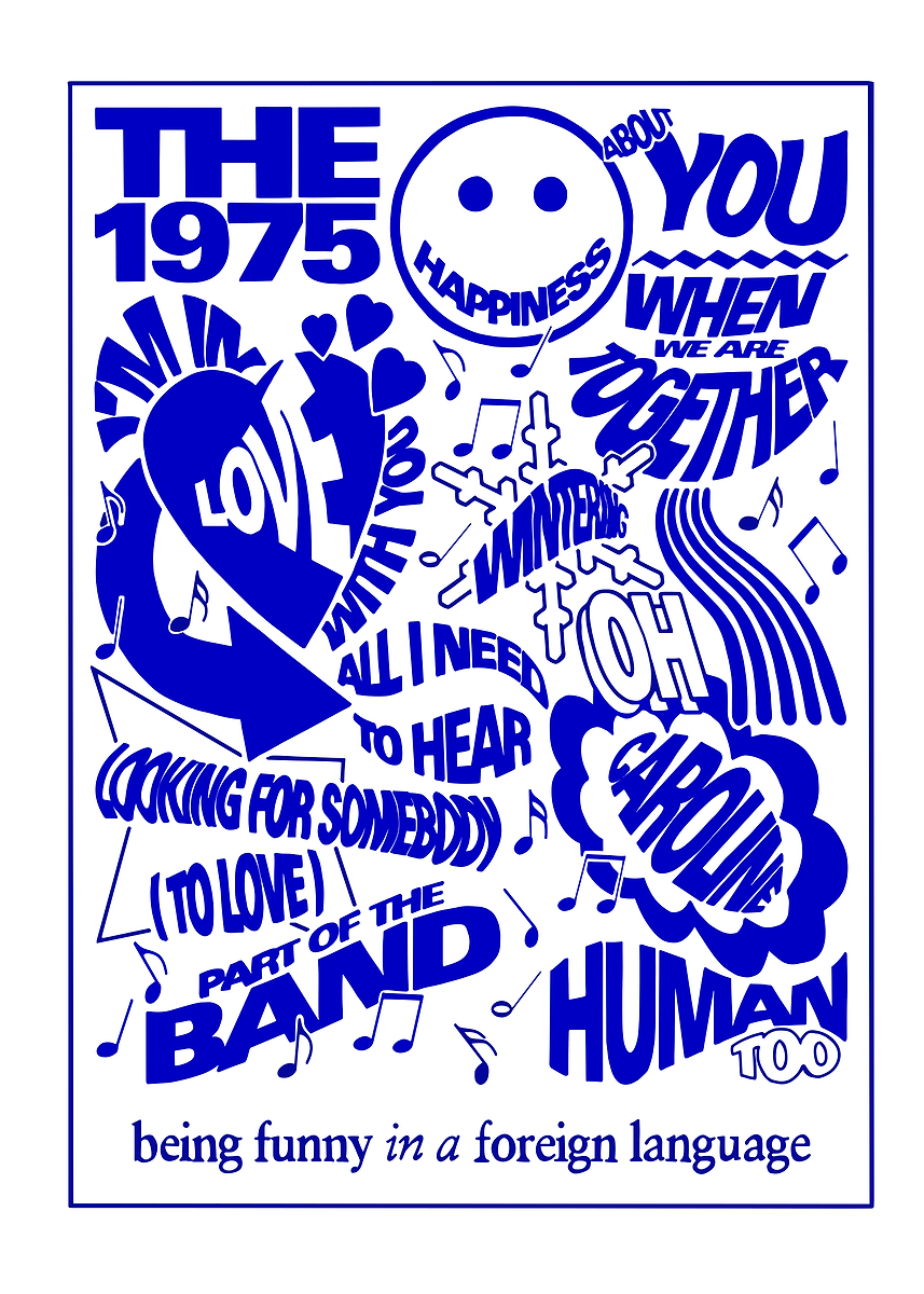 The 1975 Album Art' Poster, picture, metal print, paint by Fun