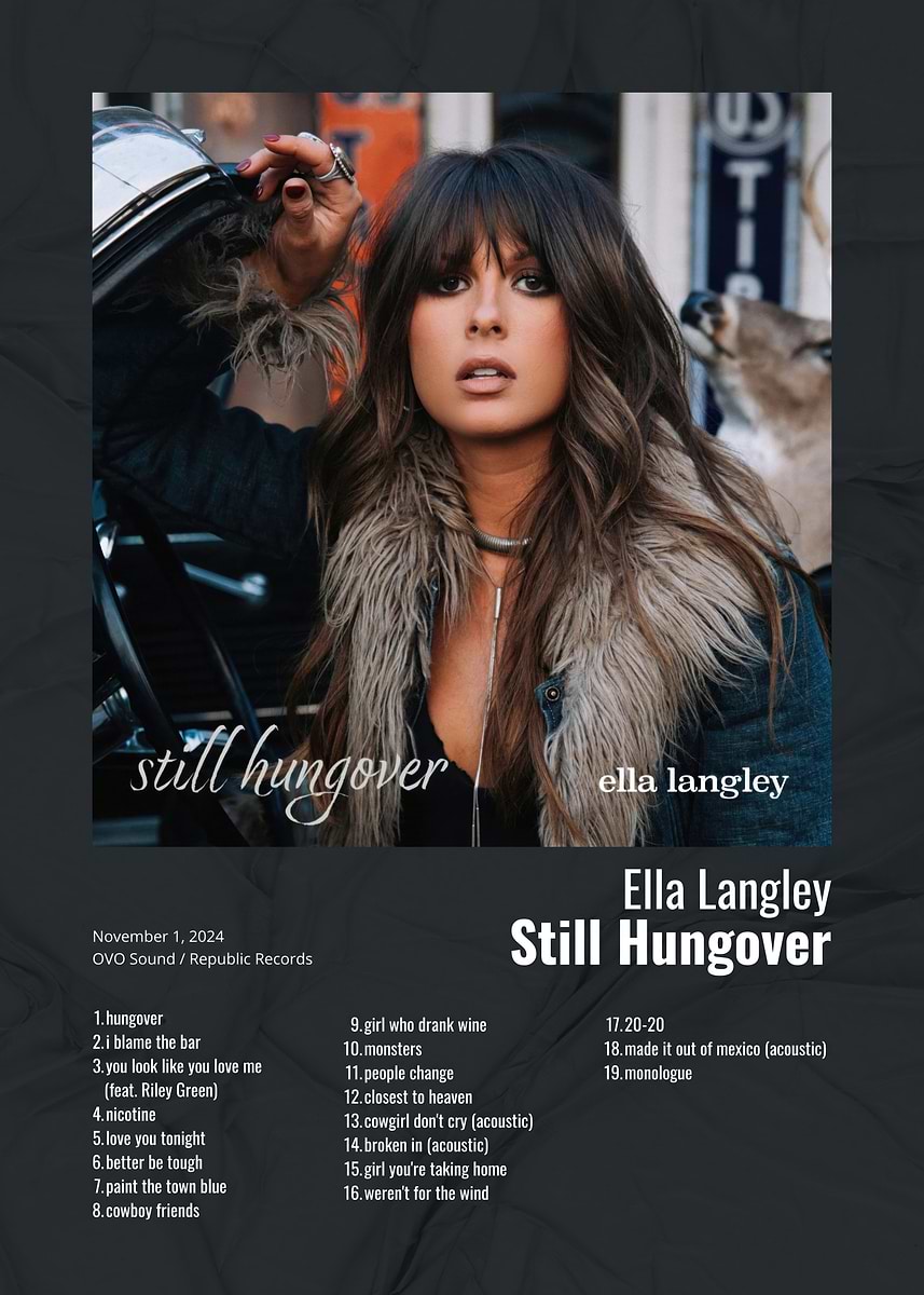 洋楽 ella langley still hungover CD still hungover - Album by Ella Langley | Spotify