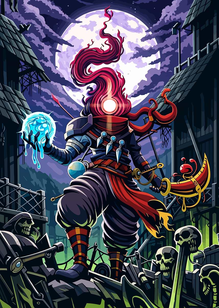 'Dead Cells The Beheaded Character Art' Poster, picture, metal print ...