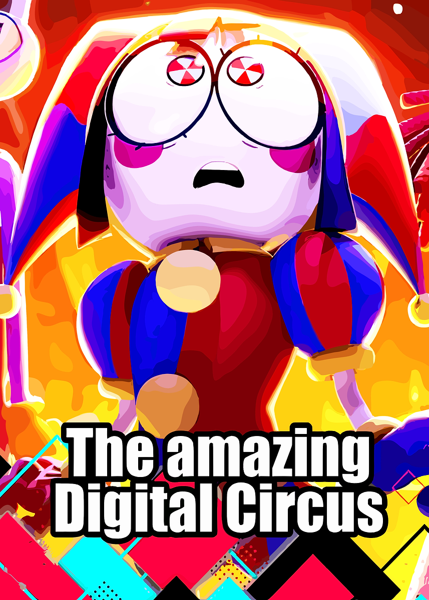 The Amazing Digital Circus Poster' Poster, picture, metal print